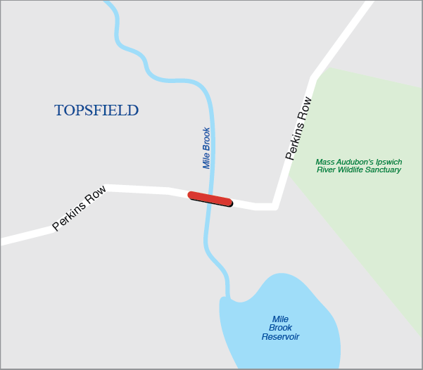 Topsfield: Bridge Replacement, T-06-013, Perkins Row over Mile Brook